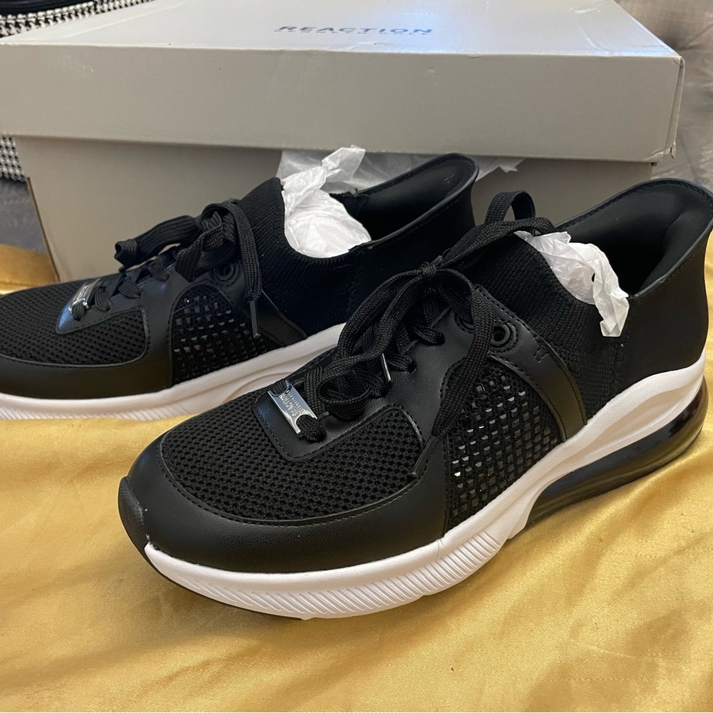 Kenneth Cole Black Mesh Sneakers